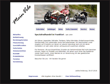 Tablet Screenshot of mainvelo.de